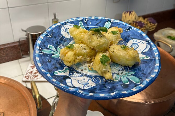Private cooking class with a view of Sorrento - The 3-hour cooking lesson: starter, fresh pasta, and tiramisu