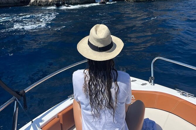Private Day Boat Trip to Capri and Blue Grotto from Positano - White Grotta and Grotta Rossa: quick cave time, big color payoffs