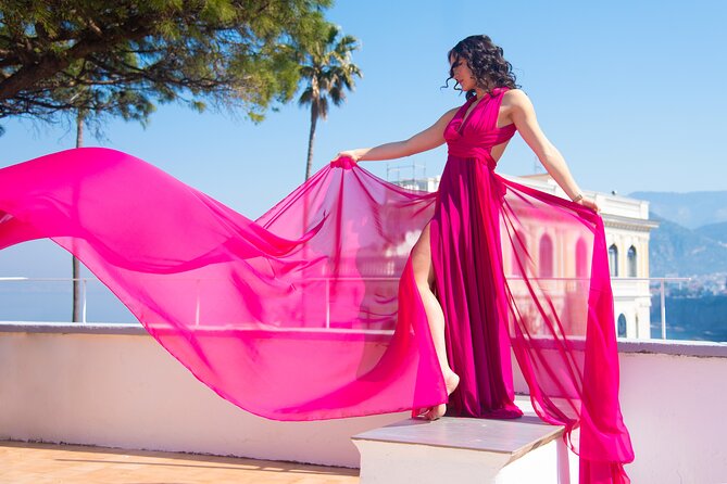 Private Flying Dress Photoshoot in Sorrento - What you actually get: 20 edited digital photos in multiple resolutions