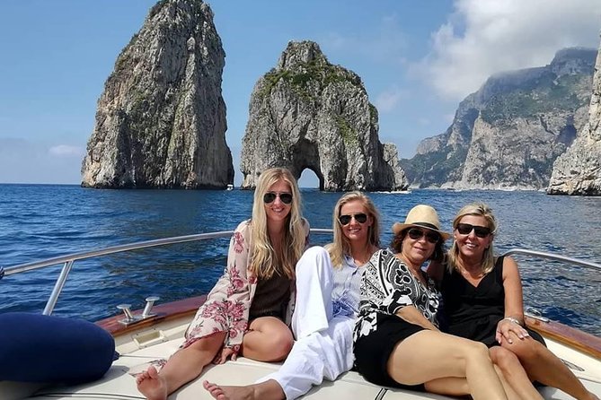 Private Scenic Boat Tour from Sorrento to Capri and Positano - Capri From the Water: Blue Grotto, White Grotto, Faraglioni