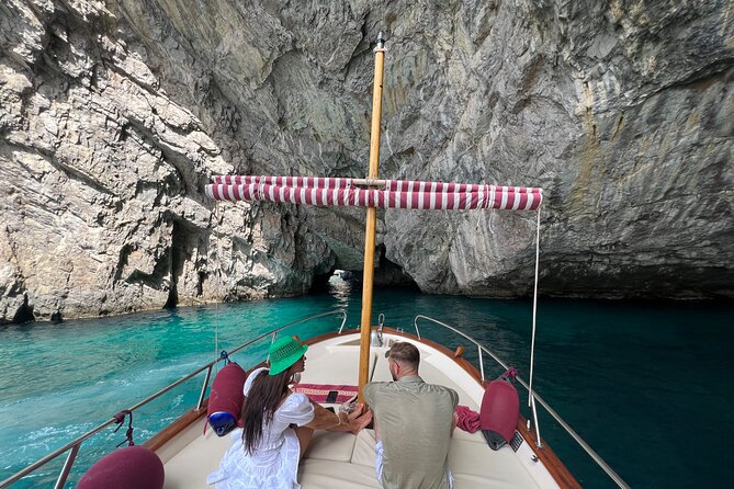 Selfie at Faraglioni, Water Taxi, Transfers in Capri! - Onboard feel: small group, private-only booking, and a local sailor