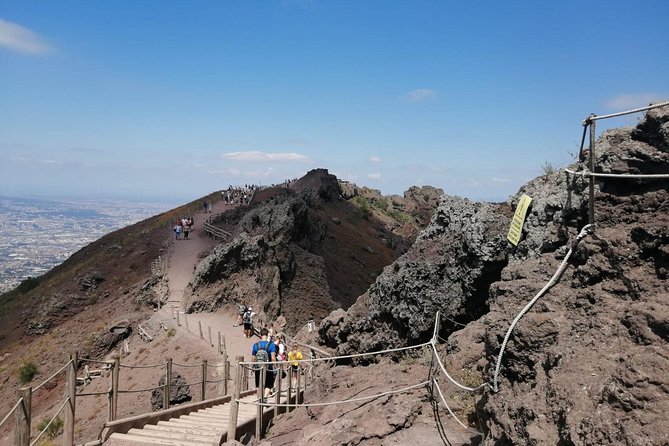 Skip-the-Line Pompeii & Volcano Vesuvius Day Tour w Hotel or Port Pickup - Skip-the-line Pompeii with a guide-led route (Lupanar to the Forum)