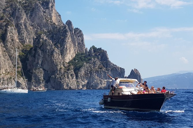 Small-Group Capri and Blue Grotto Boat Tour from Sorrento 5 Hours - More Capri icons from the boat: houses, Punta Carena, Anacapri, and the arch