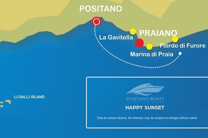 Small Group Tour in Positano by Boat at Sunset with Prosecco - Price and what’s included: your money goes to the good parts