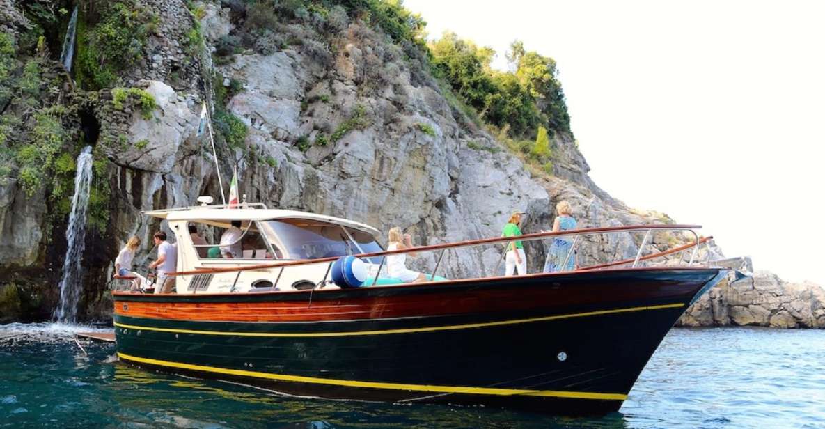 Sorrento and Amalfi Coast Small Group Tour by Boat - Sailing Past Sorrento’s Peninsula, Marina Grande, and the Waterfall