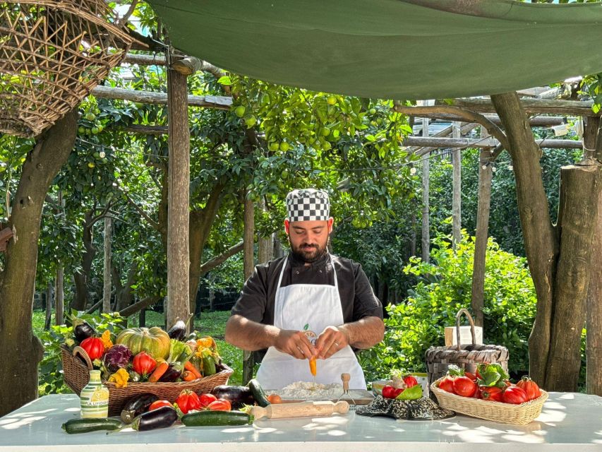 Sorrento: Authentic Italian Cooking Class in a Citrus Grove - Dessert time: tiramisù with coffee or agrumance juice