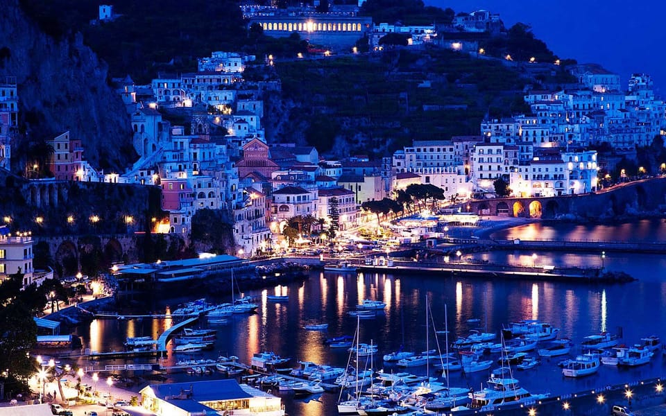 Sorrento by night... with a tasty surprise - Villa Comunale: Nighttime Views Worth the Walk
