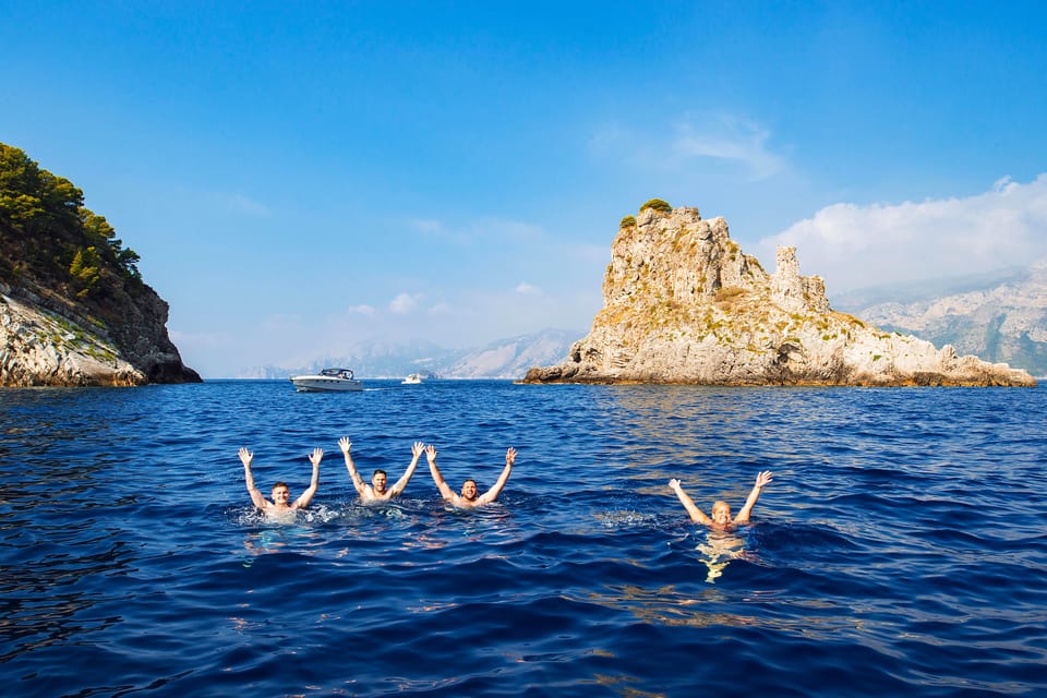 Sorrento Coast 2 Hours Shared Boat Tour with Swimming Stop - Starting at Marina Piccola: finding Antonino Esposito fast