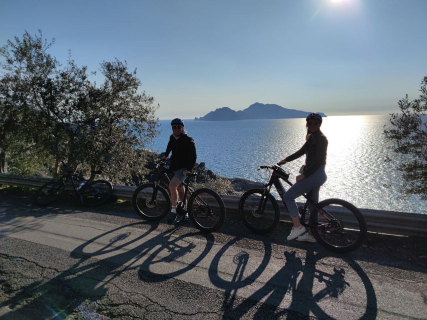 Sorrento: Coast E-Bike Tour with Limoncello Tasting - The first ride: Sorrento Peninsula backroads with sea views (about 50 minutes)