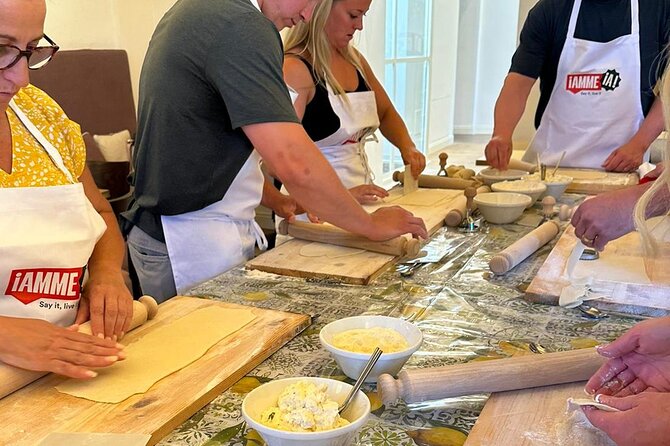 Sorrento: Hands-On Pasta, Tiramisu & Limoncello Fun Class - Garden tour first: what you learn before you cook