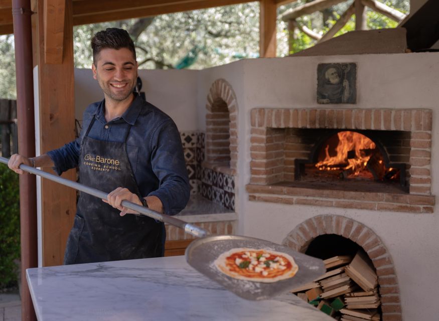 Sorrento: Pasta and Pizza Hands-On Master Class - A Villa Kitchen With Vesuvius In View