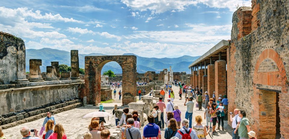 Sorrento: Pompeii & Herculaneum Day Trip Entry and Lunch - Pompeii highlights with skip-the-line: what you’ll actually see