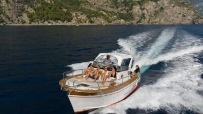 Sorrento: Private Amalfi Coast Boating Tour - From pickup to the Sparviero 700: the day starts calm
