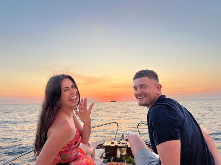Sorrento: Private Sunset Boat Tour with Music and Aperitif - Marina Grande: Quick Harbor Views Without the Long Detour