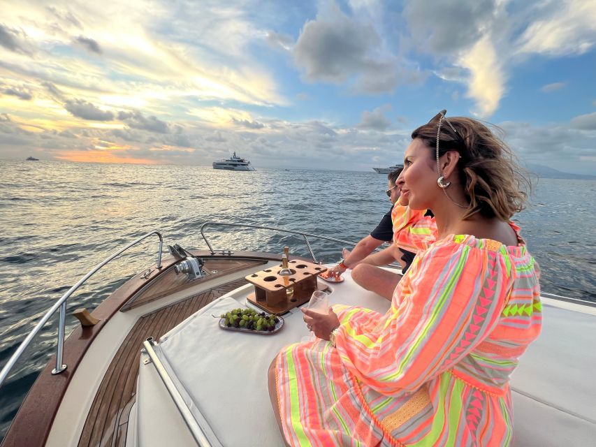 Sorrento: Private Sunset Boat Tour with Music and Aperitif - Punta Lagno Waterfalls: A Scenic Stretch on the Way