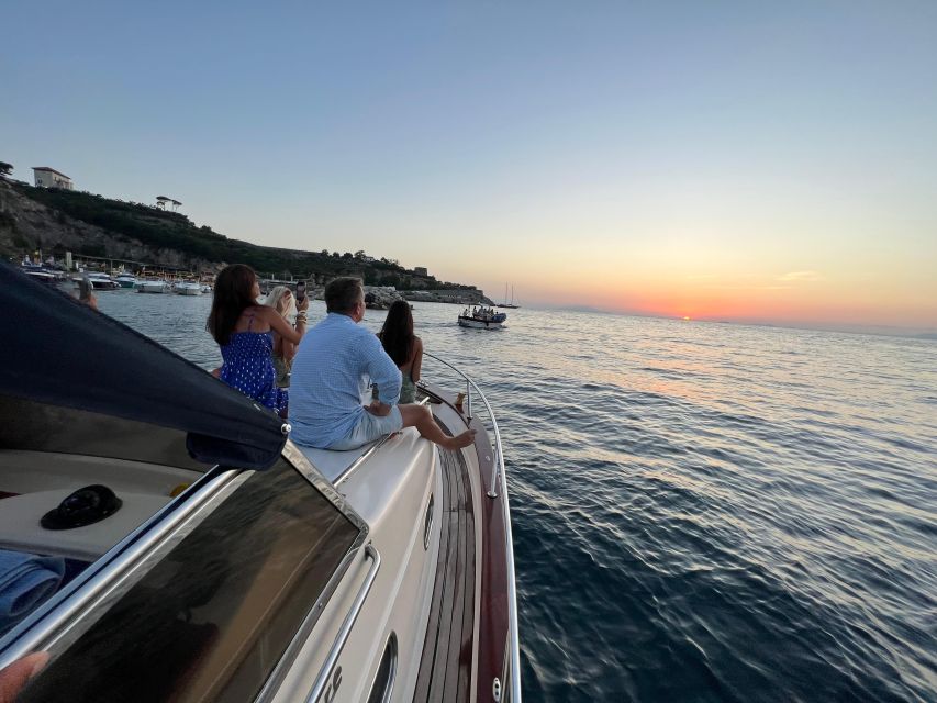 Sorrento: Private Sunset Boat Tour with Music and Aperitif - Getting Underway From Via Marina Piccola, 22