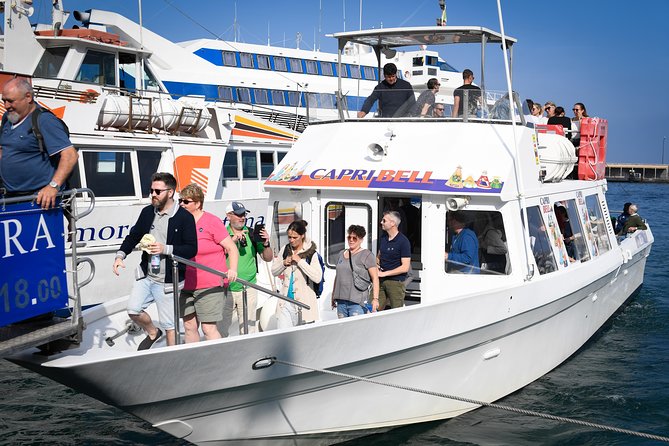 Sorrento to Capri and back: Minicruise Daily Return Ticket - Capri Time: Free to Explore, With No Pre-Set Route