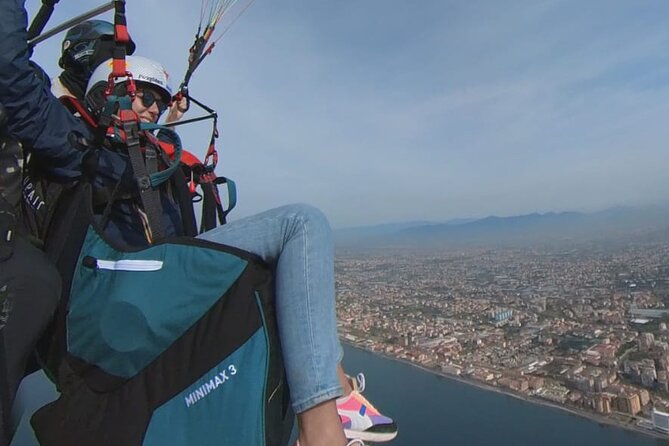 Two-seater paragliding Amalfi and Sorrento Coast Monte Faito - Landing in Castellammare and returning by cable car