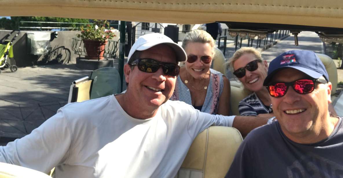 Unforgettable tour of Capri with special convertible coach - Getting Started at Capri Marina Grande and Riding a Real Capri Taxi