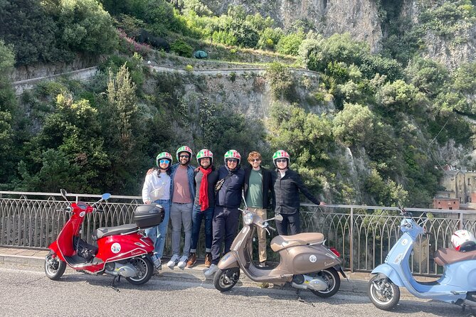 Vespa Tour of Amalfi Coast Positano and Ravello - Amalfi to Atrani: ancient maritime town, then pastel postcard streets